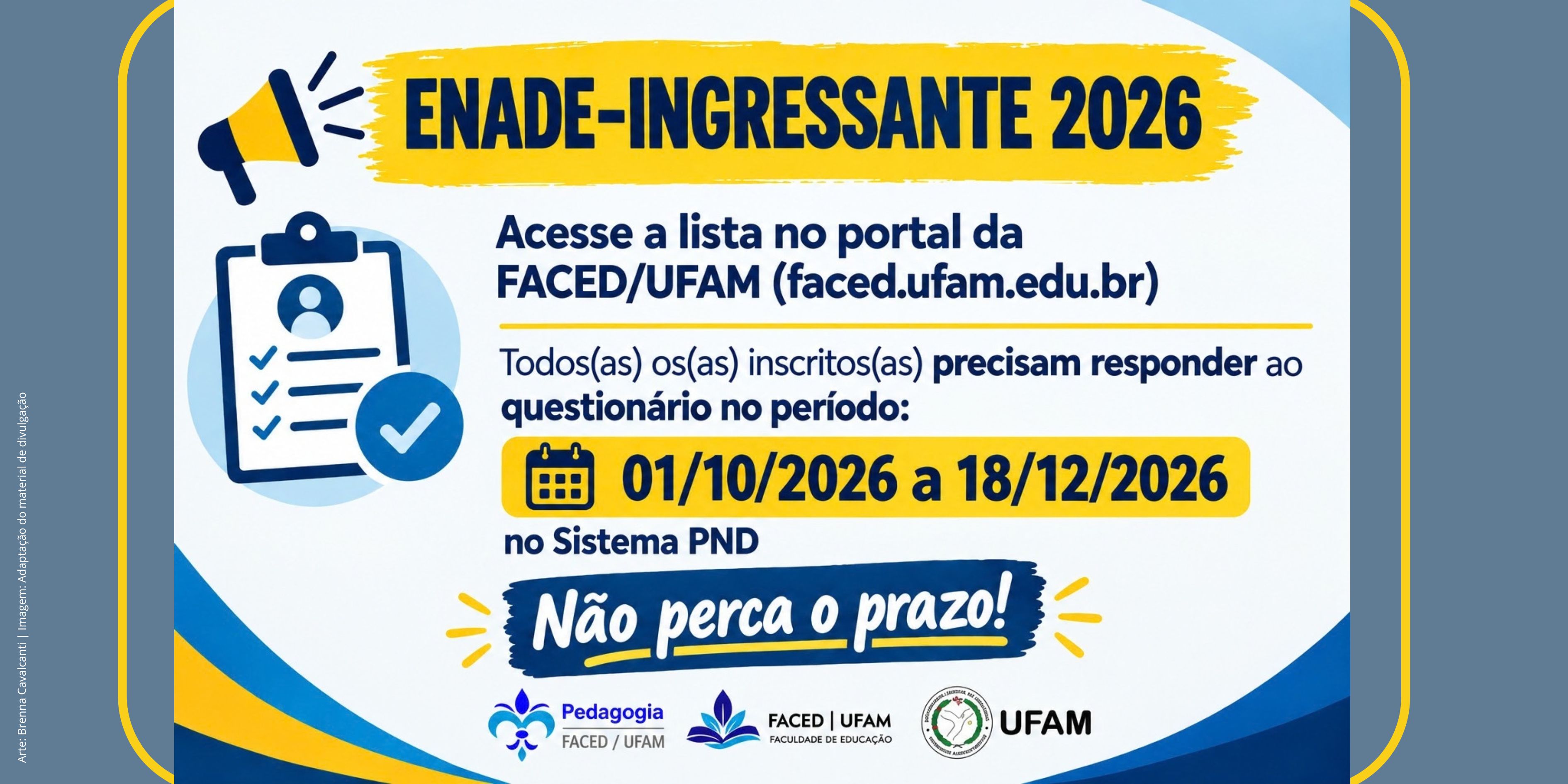 Enade ingressante 2026